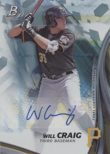 2017 Bowman Platinum - Will Craig #TPA-WCR