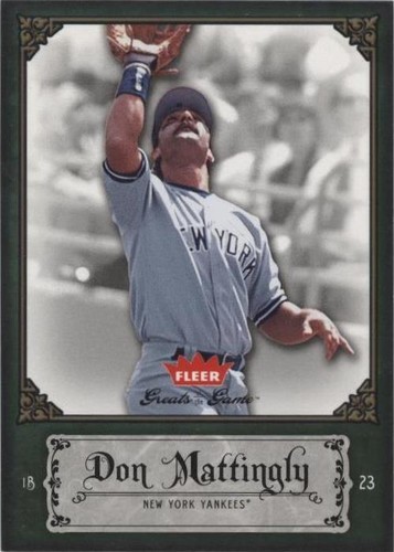 2006 Fleer Greats of the Game - Don Mattingly #28