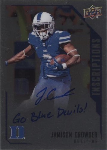 2015 Upper Deck Inscriptions Jamison Crowder #JC