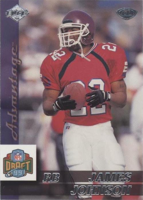 1999 Collector's Edge Advantage James Johnson #171