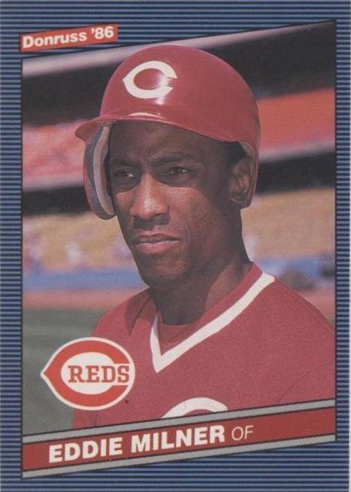 1986 Donruss - Eddie Milner #325