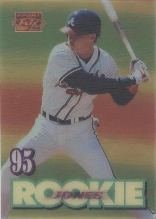 1995 Sportflix - Chipper Jones #162