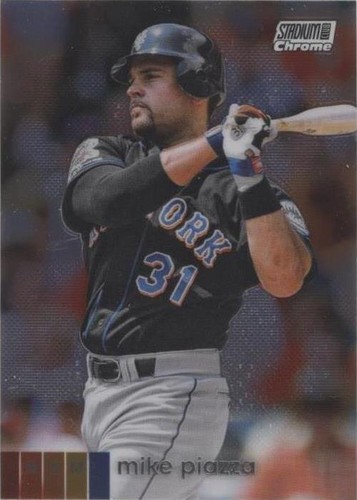 Mike Piazza ~ 2020 Topps Chrome ~ A Numbers Game Chrome Refractor