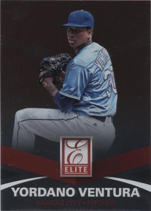 2015 Panini Elite — Йордано Вентура No130