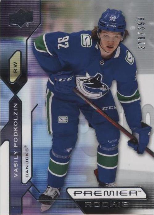 2021-22 Upper Deck Premier - Vasily Podkolzin #123