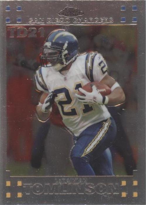 2007 Topps Chrome LaDainian Tomlinson #LT-21