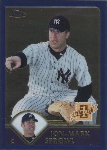 2003 Topps Chrome Traded & Rookies - Jon-Mark Sprowl #T198