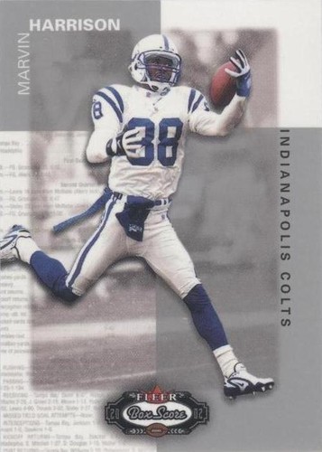 2002 Fleer Box Score Marvin Harrison #10