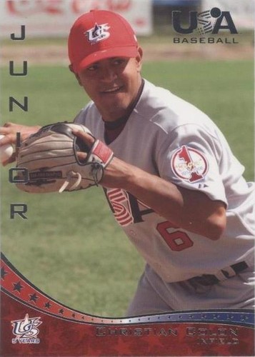 2007 USA Baseball - Christian Colon #40