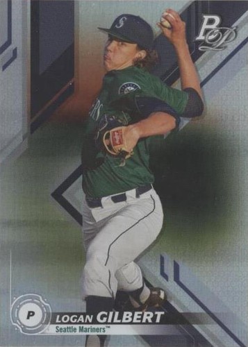 2019 Bowman Platinum - Logan Gilbert #TOP-18