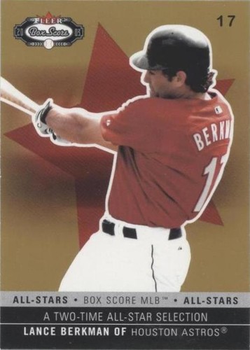 2003 Fleer Box Score - Lance Berkman #169