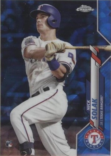 2020 Topps Chrome Sapphire Edition - Nick Solak #166