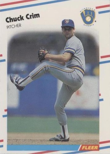 1988 Fleer - Chuck Crim #162