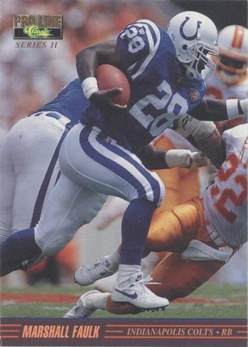 1995 Classic Pro Line Series II Marshall Faulk #II-16