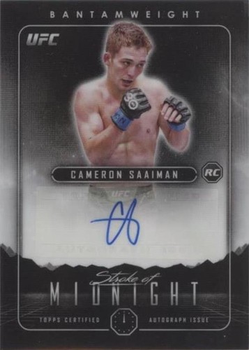 2024 Topps Midnight UFC - Cameron Saaiman #SMA-CSA