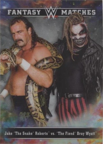 2020 Topps Chrome WWE - Bray Wyatt Jake "The Snake" Roberts #FM-12