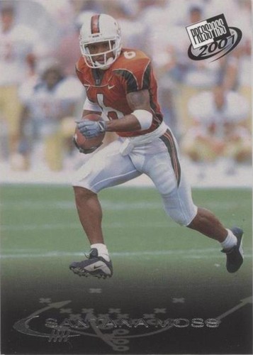 2001 Press Pass Santana Moss #20