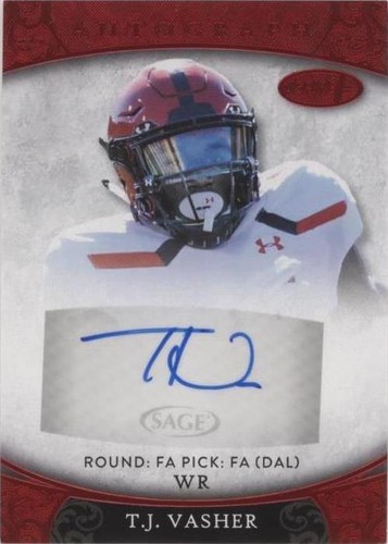 2021 Sage Aspire T.J. Vasher #ASP-131