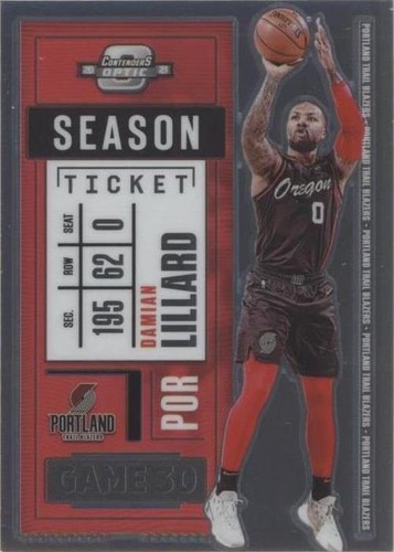 2020-21 Panini Contenders Optic - Damian Lillard #17