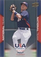 2009 Upper Deck USA Baseball Box Set - Tyler Holt #USA-10