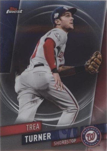 2019 Topps Finest - Trea Turner #81