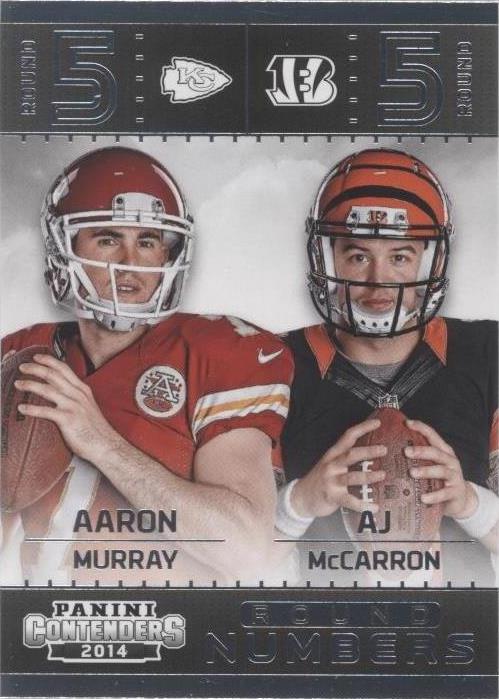 2014 Panini Contenders A.J. McCarron Aaron Murray #11