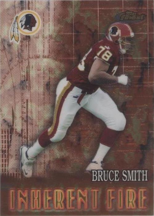 2000 Topps Finest Bruce Smith Courtney Brown #183