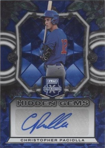 2023 Panini Elite Extra Edition - Christopher Paciolla #HG-CPL