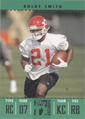 2007 Topps TX Exclusive Kolby Smith #196
