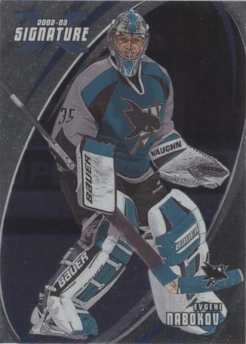 2002-03 In the Game Be A Player Signature Series - Evgeni Nabokov #007