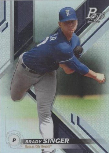 2019 Bowman Platinum - Brady Singer #TOP-19