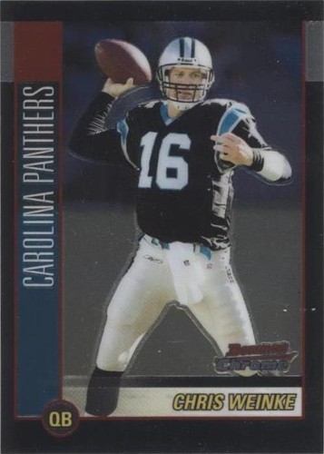 2002 Bowman Chrome Chris Weinke #42