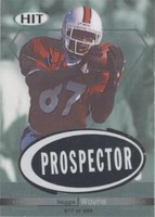 2001 SAGE Hit Reggie Wayne #P15