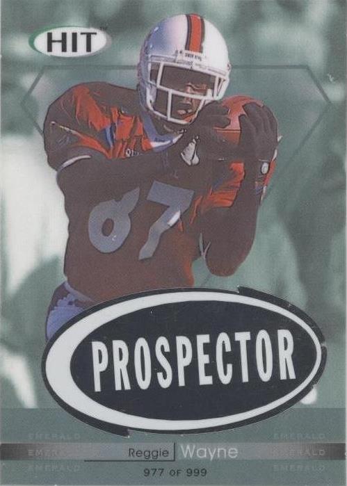 2001 SAGE Hit Reggie Wayne #P15