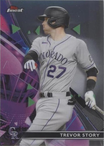 2021 Topps Finest - Trevor Story #50