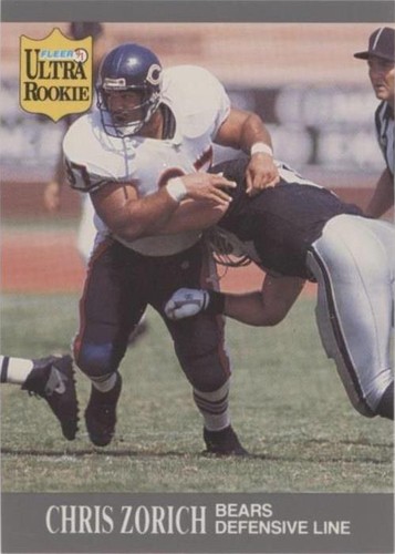 1991 Fleer Ultra Update Chris Zorich #U-13