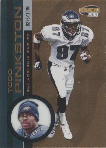 2001 Pacific Invincible Todd Pinkston #185