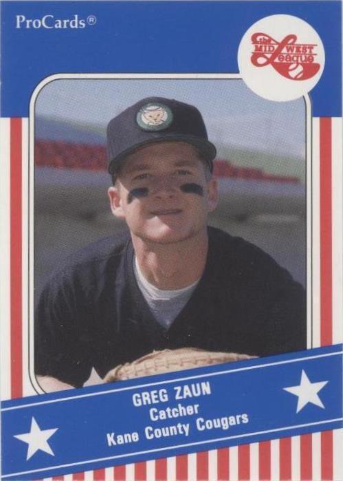 1991 ProCards Midwest League All Star Game - Gregg Zaun #MWL 36