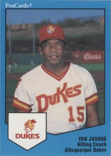 1989 ProCards Minor League Team Sets - Von Joshua #73