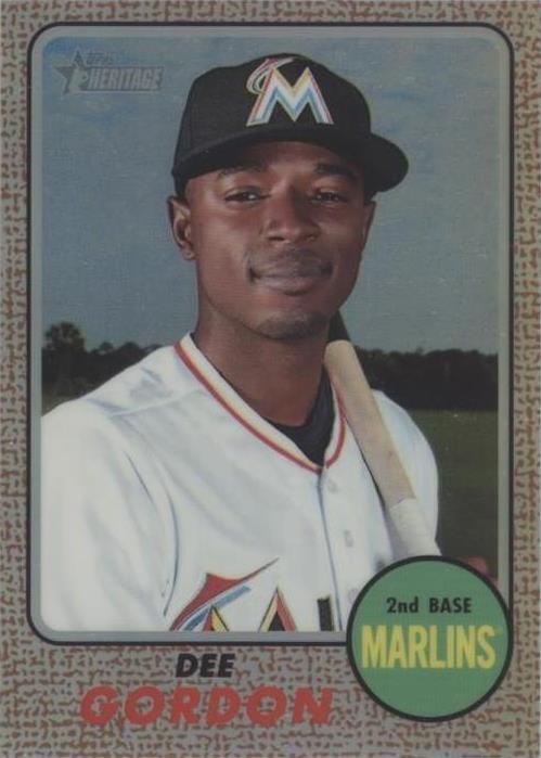 2017 Topps Heritage - Dee Gordon #THC-447
