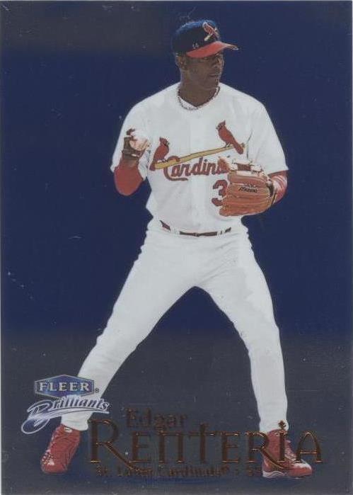 Fleer Brilliants 1999 - Edgar Rentería #105B