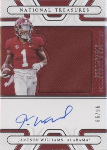 2022 Panini National Treasures Collegiate Jameson Williams #SS-JWI
