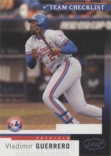 2004 Leaf - Vladimir Guerrero #295