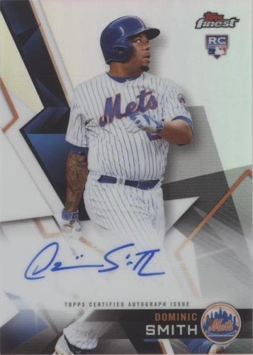2018 Topps Finest - Dominic Smith #FA-DS