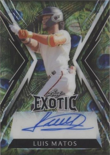 2023 Leaf Exotic - Luis Matos #BA-LM2