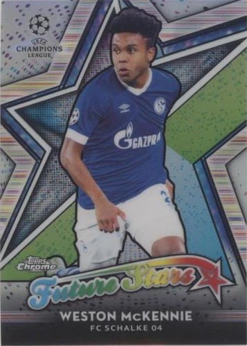 2018-19 Topps Chrome UCL Weston McKennie #FS-WM