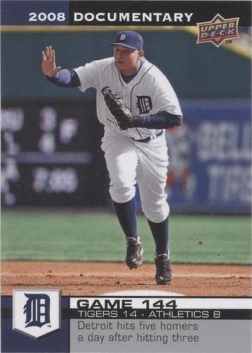 2008 Upper Deck Documentary - Miguel Cabrera #4292