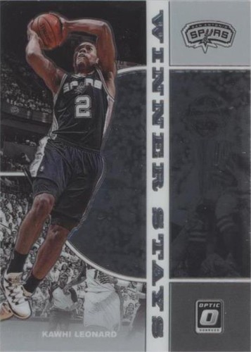 KAWHI LEONARD 2019-20 Panini Donruss Optic Winner Stays Insert #6
