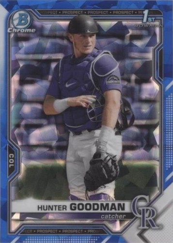 2021 Bowman Chrome Draft Sapphire Edition - Hunter Goodman #BDC-66