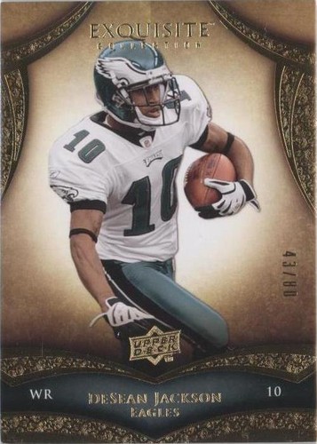 2009 Upper Deck Exquisite Collection DeSean Jackson #71